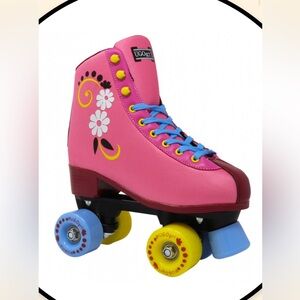 uGOgrl Quad Indoor/Outdoor Roller Skate Pink Size 7